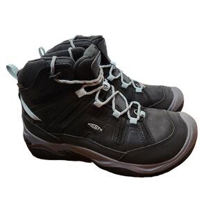 Keen Circadia Mid Polar Waterproof Boots – Women’s 9.5 – Black/Cloud Blue